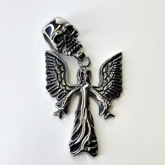 Skeleton Pendant Stainless Steel - Picture 3 of 10